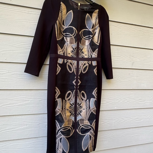 Ted Baker London
Tasiele 3/4-Sleeve Dress W/ Brocade Front - Picture 13 of 16